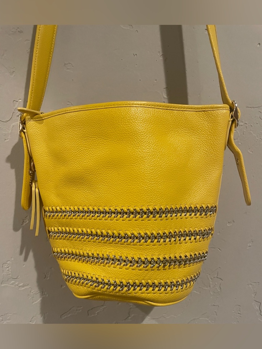Rare Coach Mini Duffle Whiplash Leather with whipstiching & chain detail  w/ COA - Picture 4 of 13